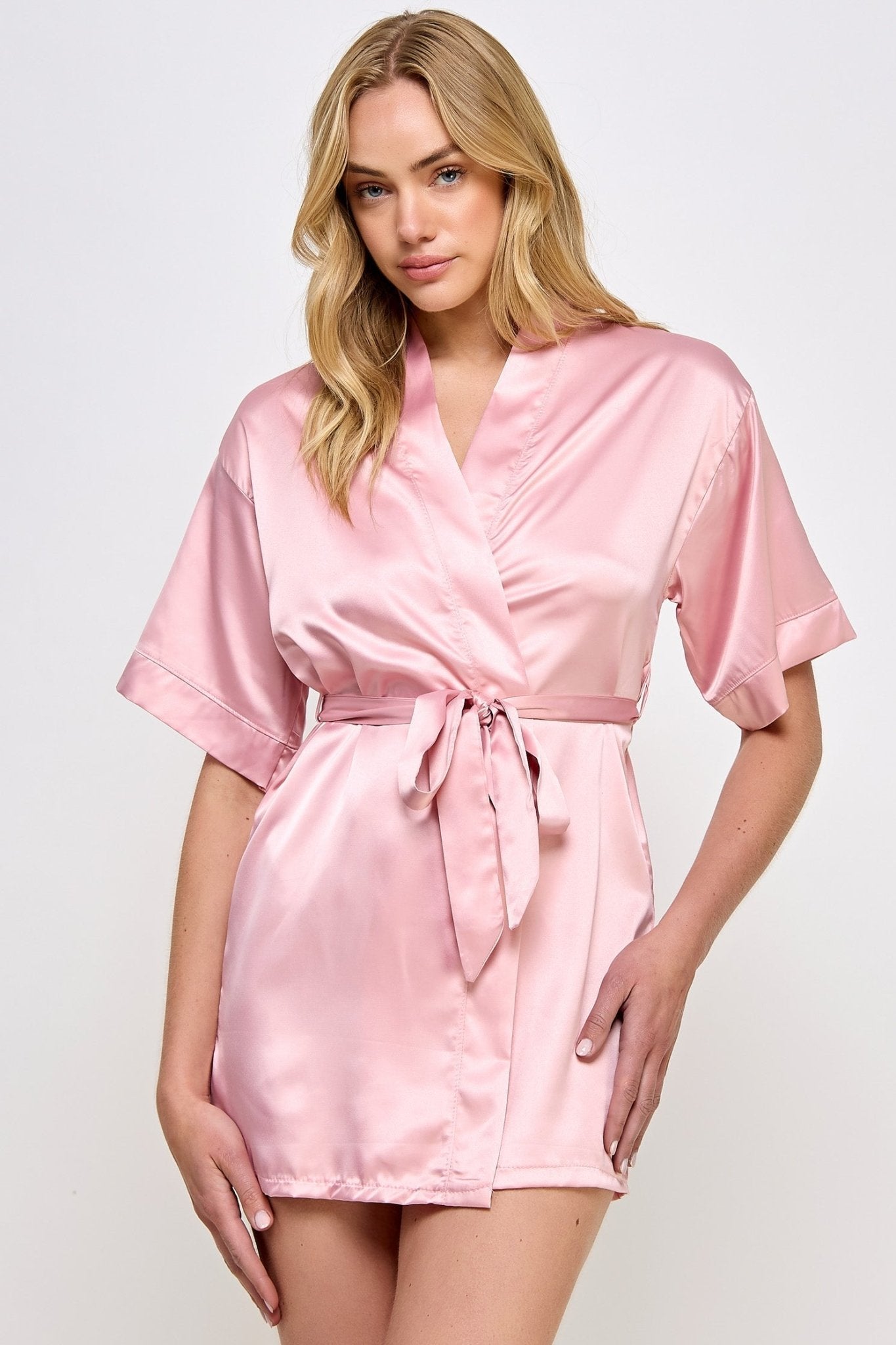 BeWicked Women's Vintage 1947 Getting Ready Robe - Soft Loungewear for Bridal Shower, Spa Day & Relaxation at Home