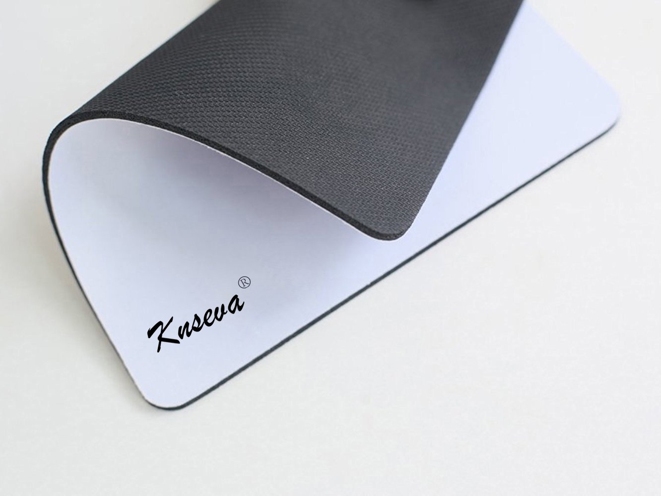 Be The Reason Someone Smiles Today - Inspirational Quote Rustic Black Wood Mouse Pad with Positive Motivational Design for Office, Home & Gaming Workspace