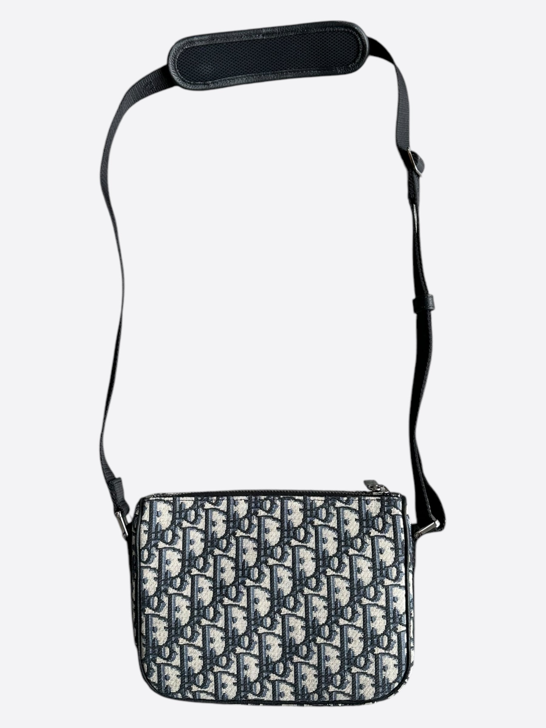 Dior Beige & Black Oblique Mini Dior 8 Messenger Bag - Luxury Crossbody Bag for Women | Perfect for Everyday Use, Travel & Special Occasions