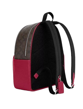 Coach Court Backpack in Signature Canvas - Stylish & Durable Women's Leather Backpack for Work, School & Travel | Perfect Laptop Bag & Everyday Carry