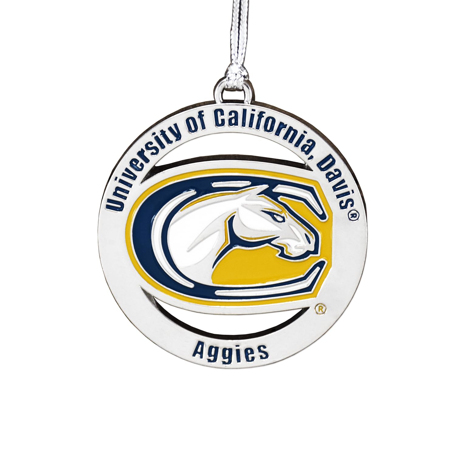 NCAA UC Davis Aggies Christmas Ornament - Fan Frenzy Gifts for College Sports Decor, Holiday Tree Decorations & Alumni Gifts
