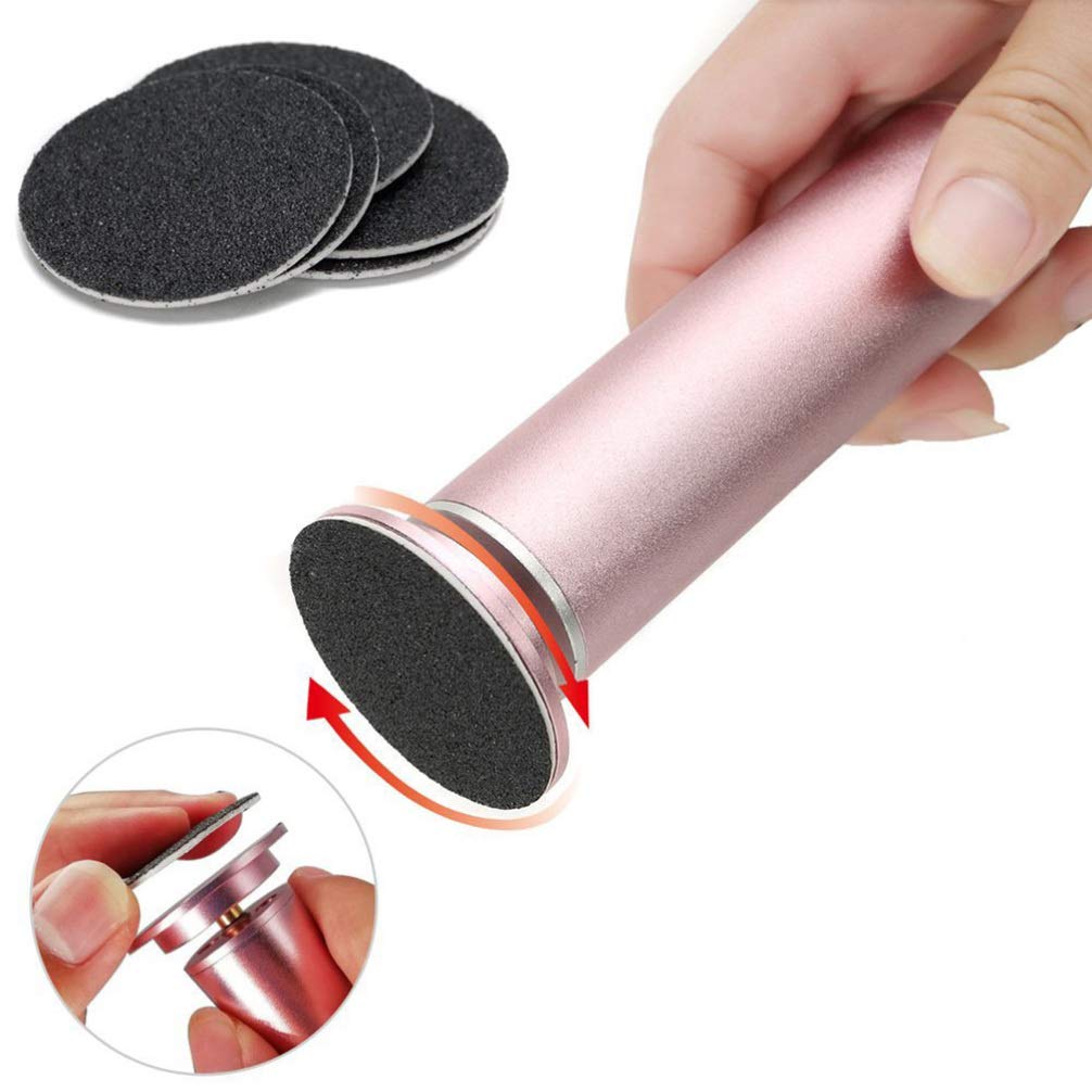 Minkissy 60Pcs Nail Drill Bits - Self-Adhesive Sandpaper Discs & Foot File Replacement Pads for Electric Nail File & Foot Care Tools | Professional Pedicure & Manicure Kit for Salon & Home Use
