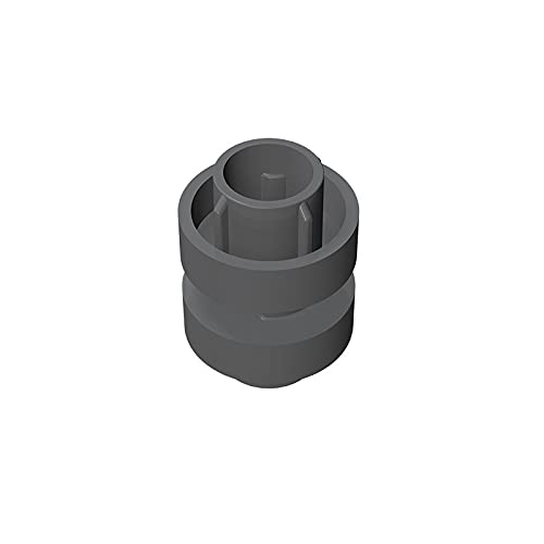 Gobricks GDS-1144 3L Technical Driving Ring - Compatible with Lego 18947 & Major Brick Brands (199 Dark Bluish Gray, 12PCS) - Perfect for DIY Building Projects, MOC Creations, and Engineering Toys