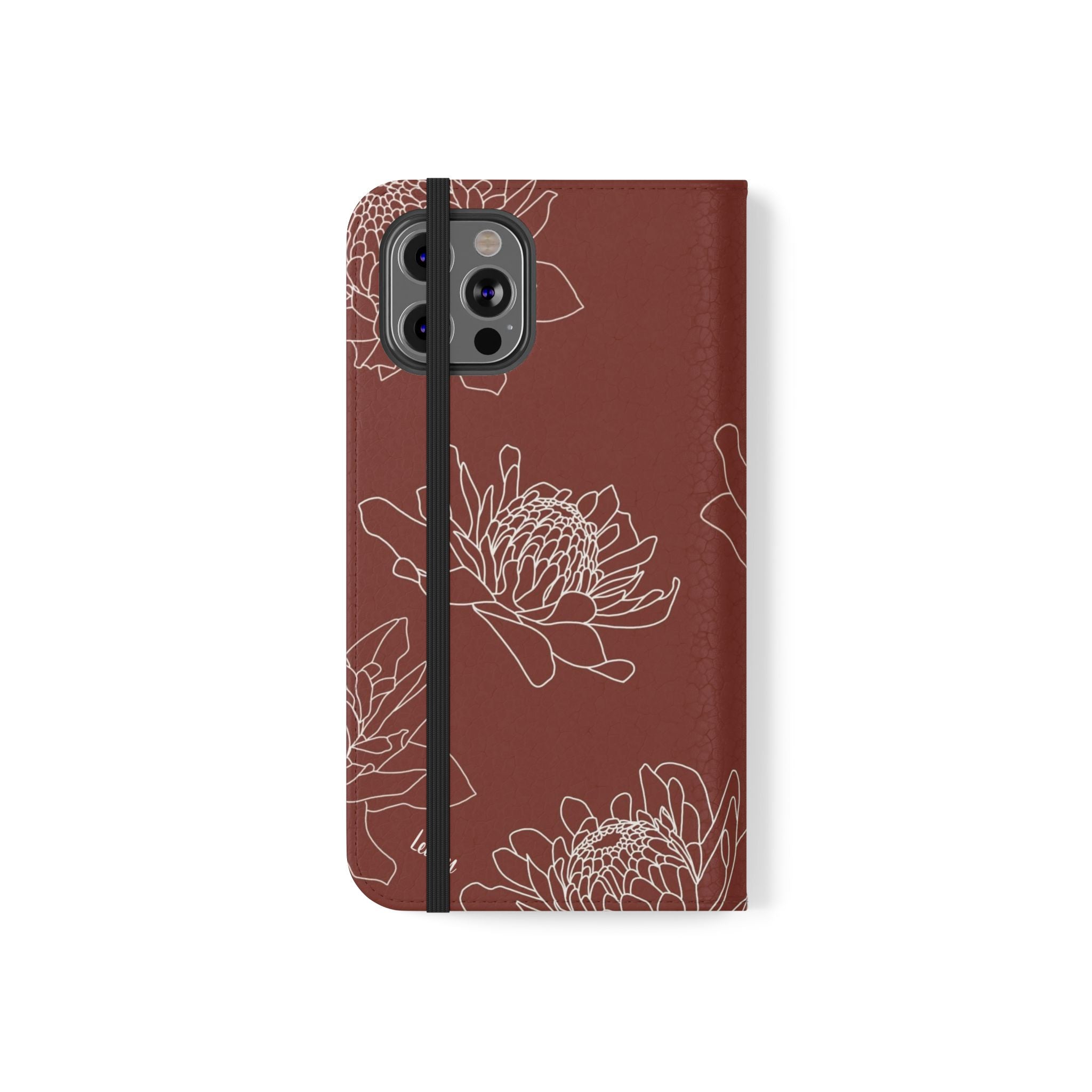 Torch Ginger Folio Case - Elegant & Durable Phone Cover for iPhone & Samsung - Perfect for Travel, Work & Everyday Use