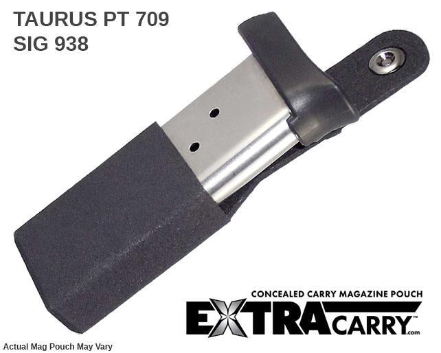 Sig Sauer P938 9mm 7 Round Magazine Pouch - Concealed Carry Holster Accessory for Pistol Magazines | Perfect for Range Training, Tactical Use & Everyday Carry (EDC)