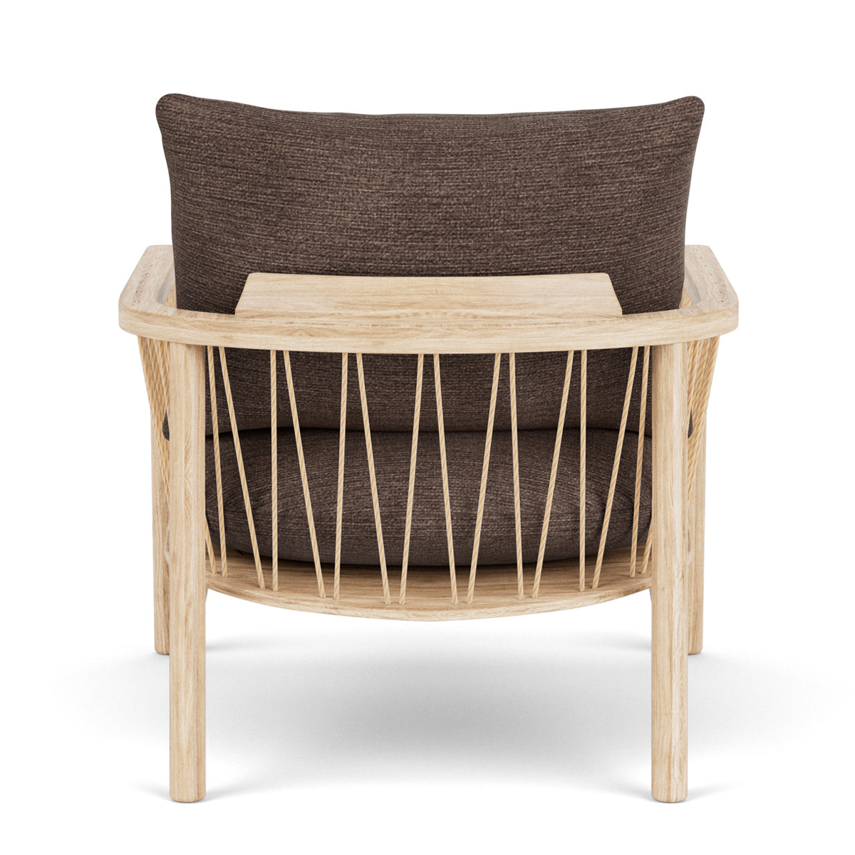 Enzo Fabric Armchair - Modern Upholstered Accent Chair for Living Room, Bedroom & Office - Comfortable Lounge Chair with Sturdy Wooden Legs - Perfect for Relaxing, Reading & Decorating