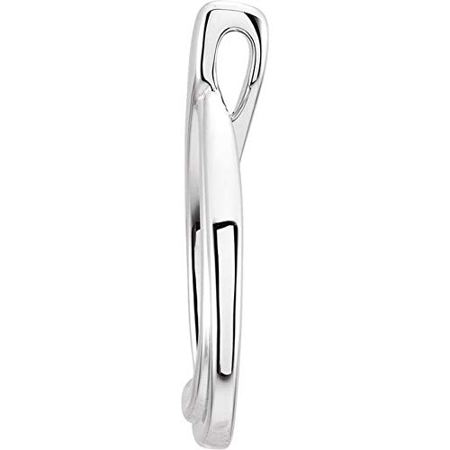 Handmade Sterling Silver Freeform Pendant Necklace - Unique Bohemian Jewelry for Women | Perfect for Casual Wear, Layering & Gift Giving
