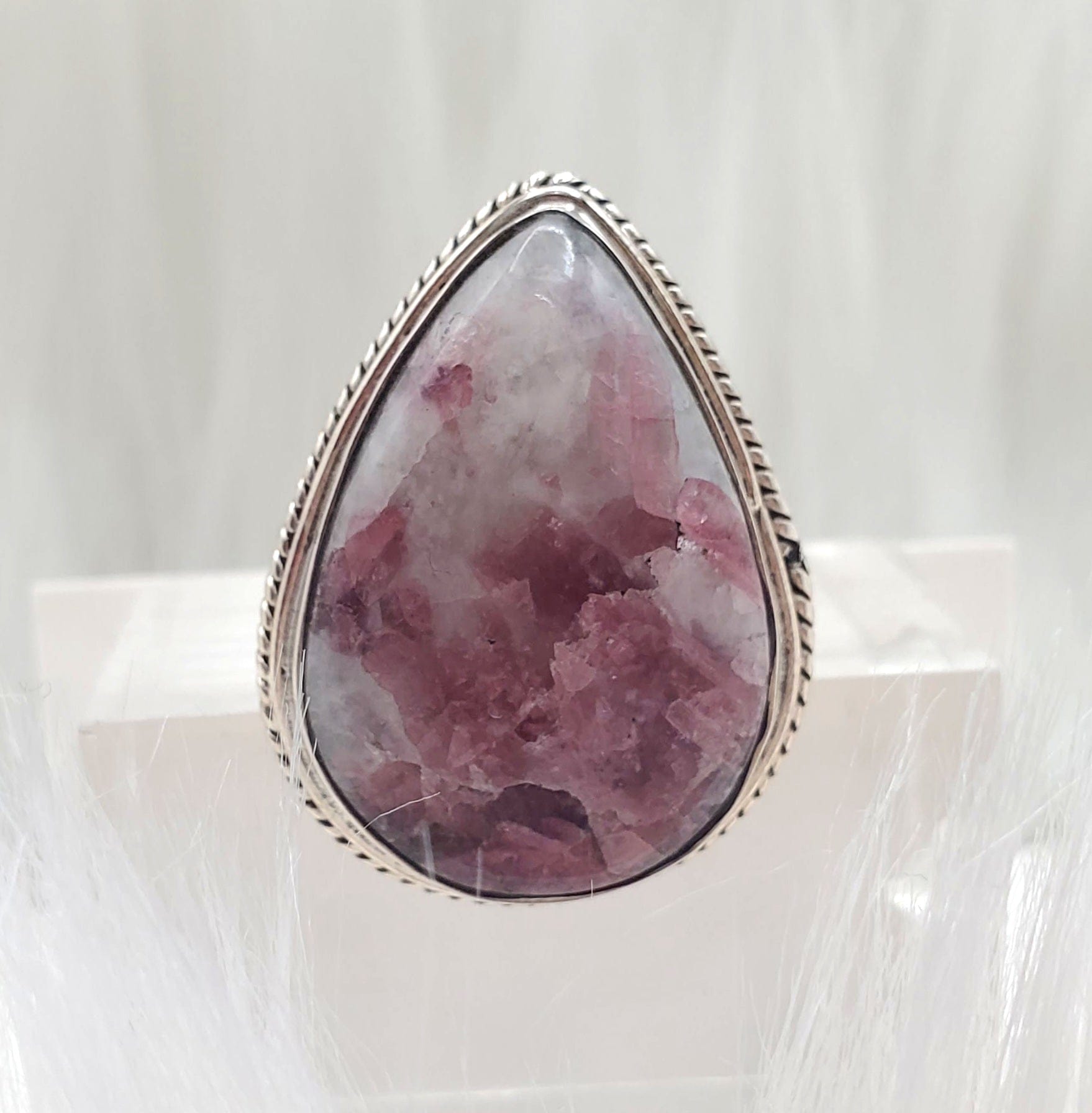 Natural Canadian Rossmanite Gemstone .925 Sterling Silver Ring - Size 6.75 - Elegant Jewelry for Women, Perfect for Engagement, Anniversary & Special Occasions