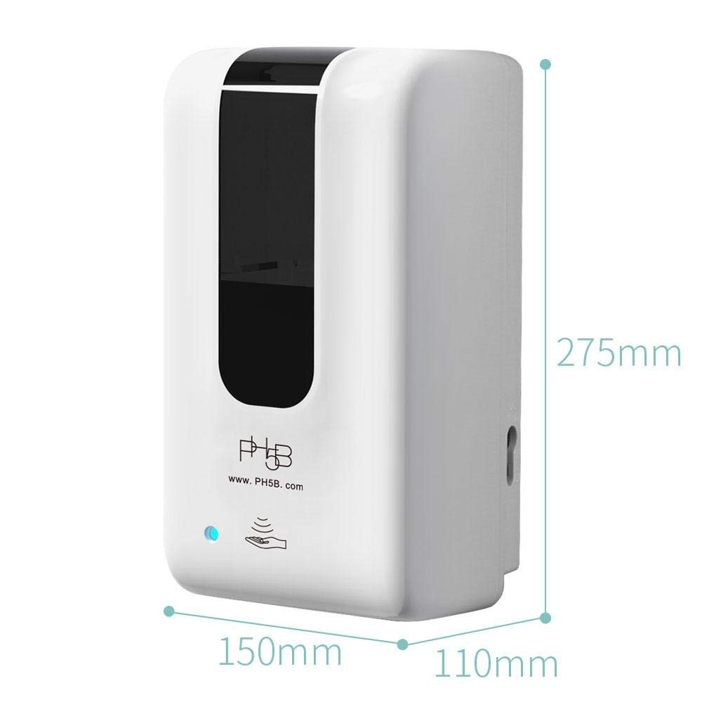 Automatic Touchless Motion Sensor Hand Sanitizer Dispenser with Stand - Wall Mount & Countertop Use for Home, Office, and Public Spaces