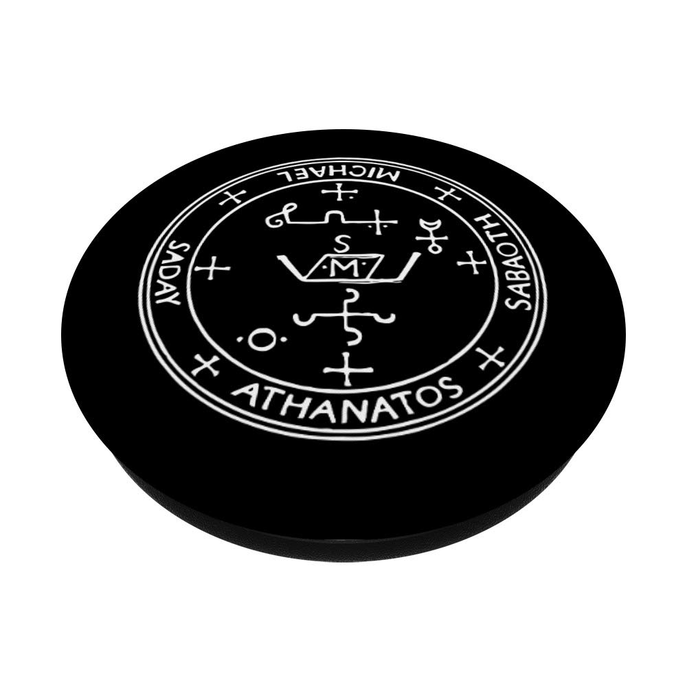 Archangel Michael Holy Seal Sigil for Protection - Swappable PopGrip Phone & Tablet Grip | Spiritual Protection, Daily Use, Gift for Believers
