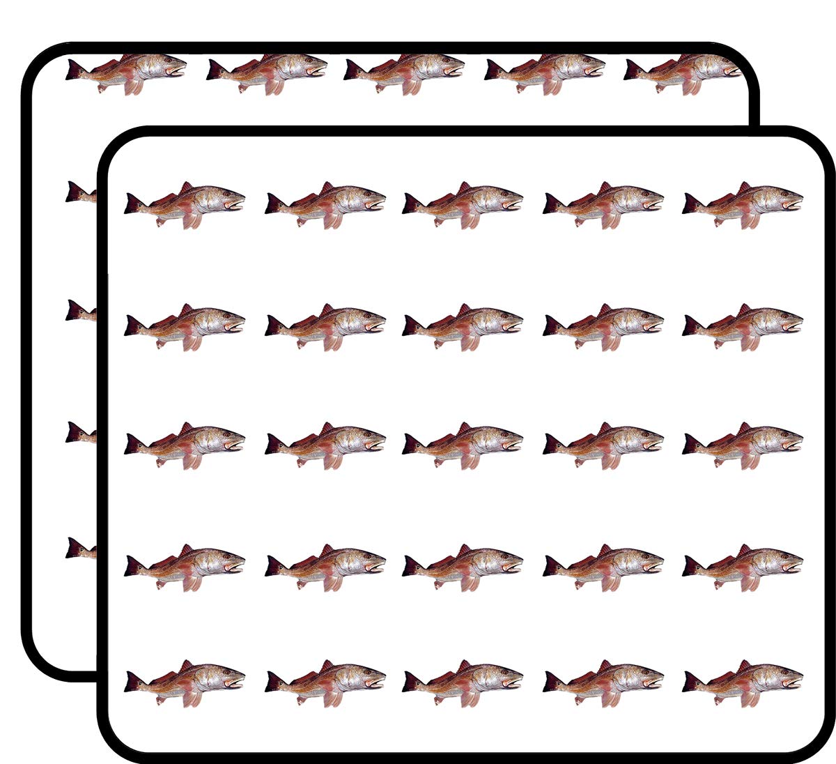 50 Pack Redfish Vinyl Stickers - 1 Inch Durable Waterproof Decals for Laptop, Car, Phone, Water Bottle & Notebook - Perfect for DIY Crafts, Personalizing Devices & Home Decor