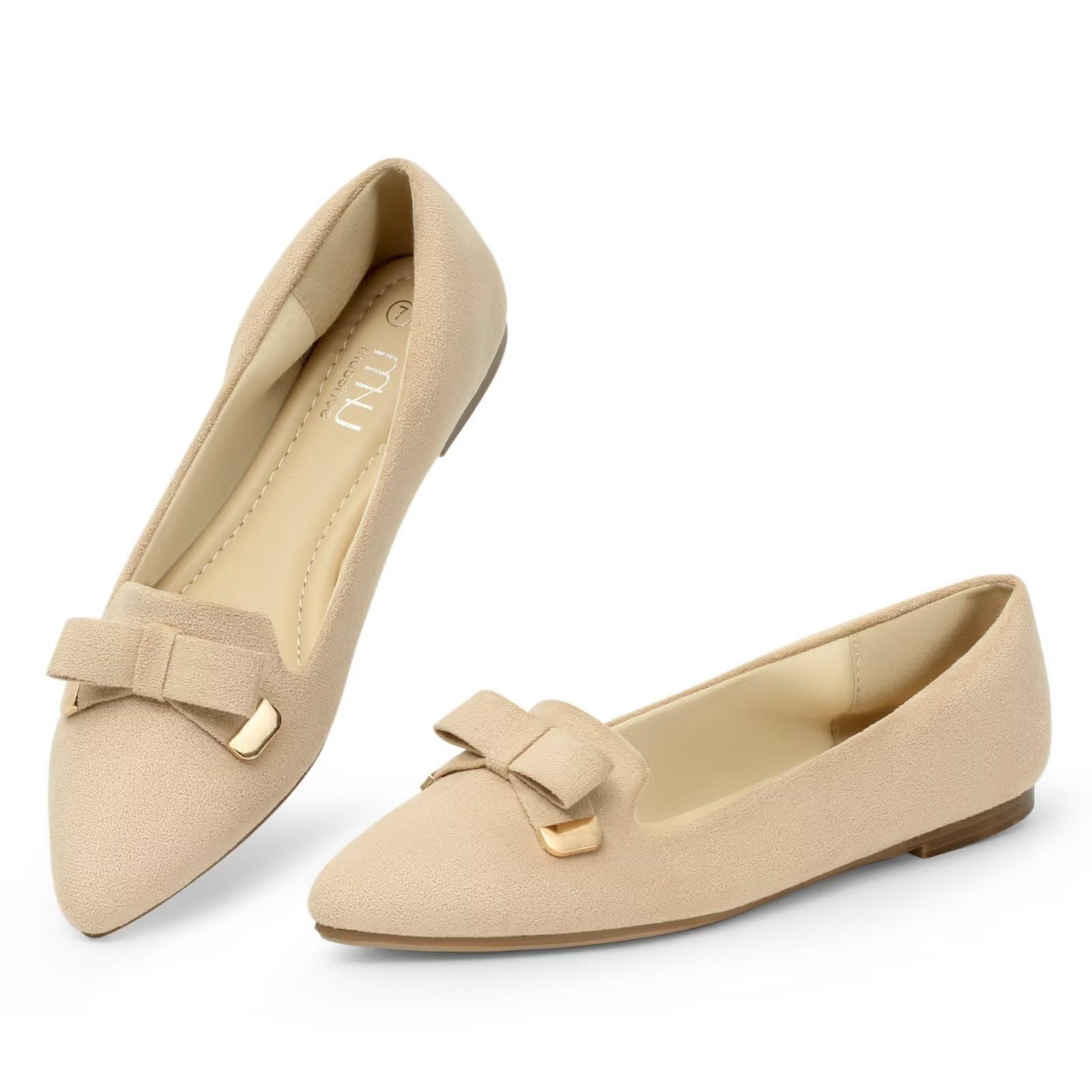 Comfortable Women's Slip-On Flat Shoes - MUSSHOE Casual & Dress Flats for Everyday Wear | Perfect for Work, Office, and Special Occasions
