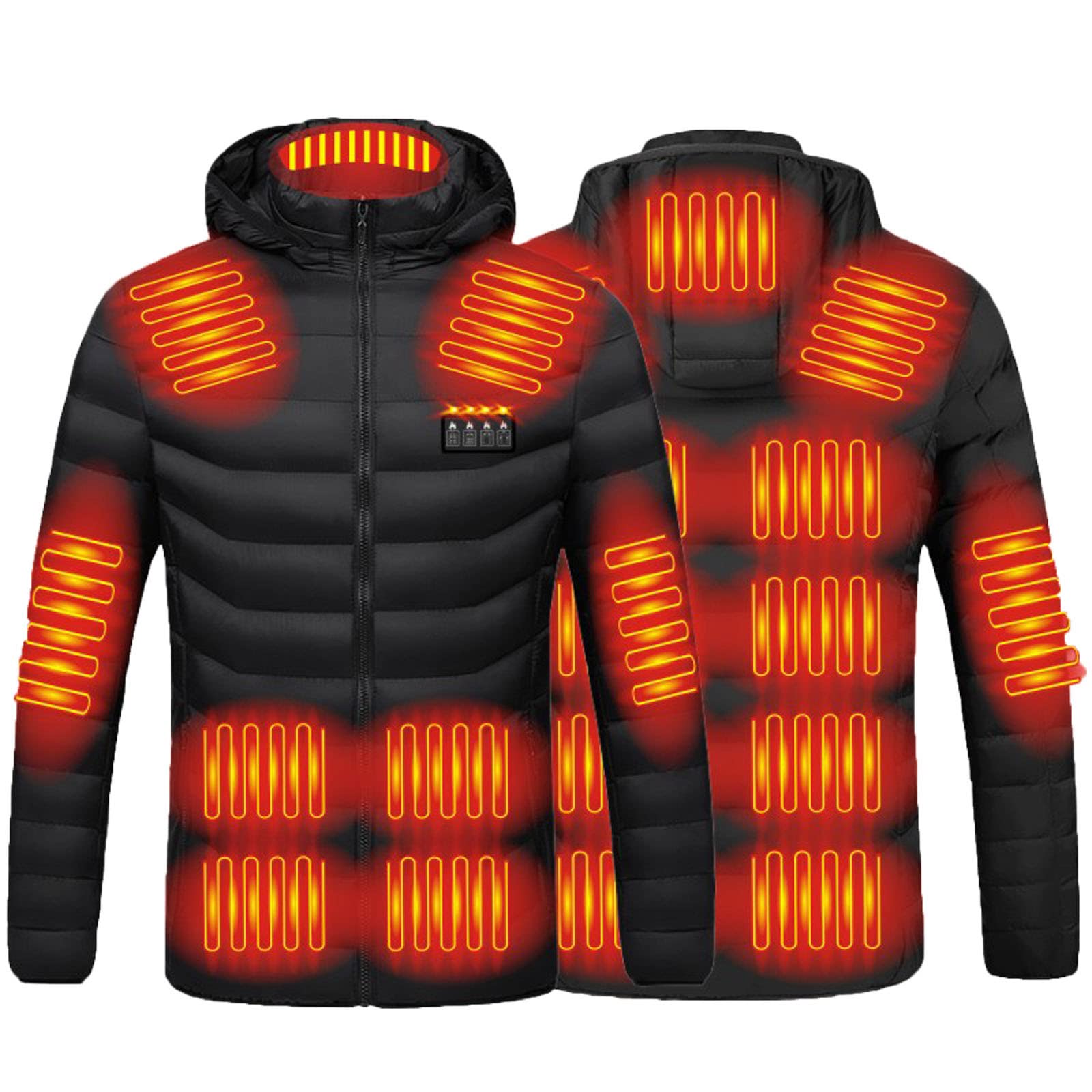 Electric Heated Jackets for Men & Women - Winter Thermal Coats with Battery Heating - Perfect for Outdoor Activities, Camping, and Cold Weather Commutes | CBCBTwo Warehouse Clearance Sale