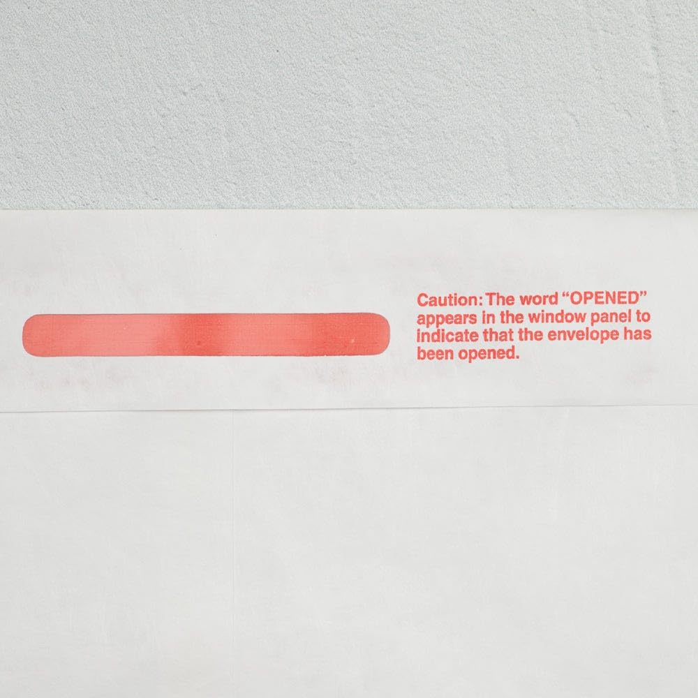 LUXPaper 9 x 12 Open End Tyvek Envelopes - Tamper Evident Peel & Press Security Mailers - 14lb White Text (Pack of 500) - Perfect for Legal Documents, Medical Records & Secure Shipping
