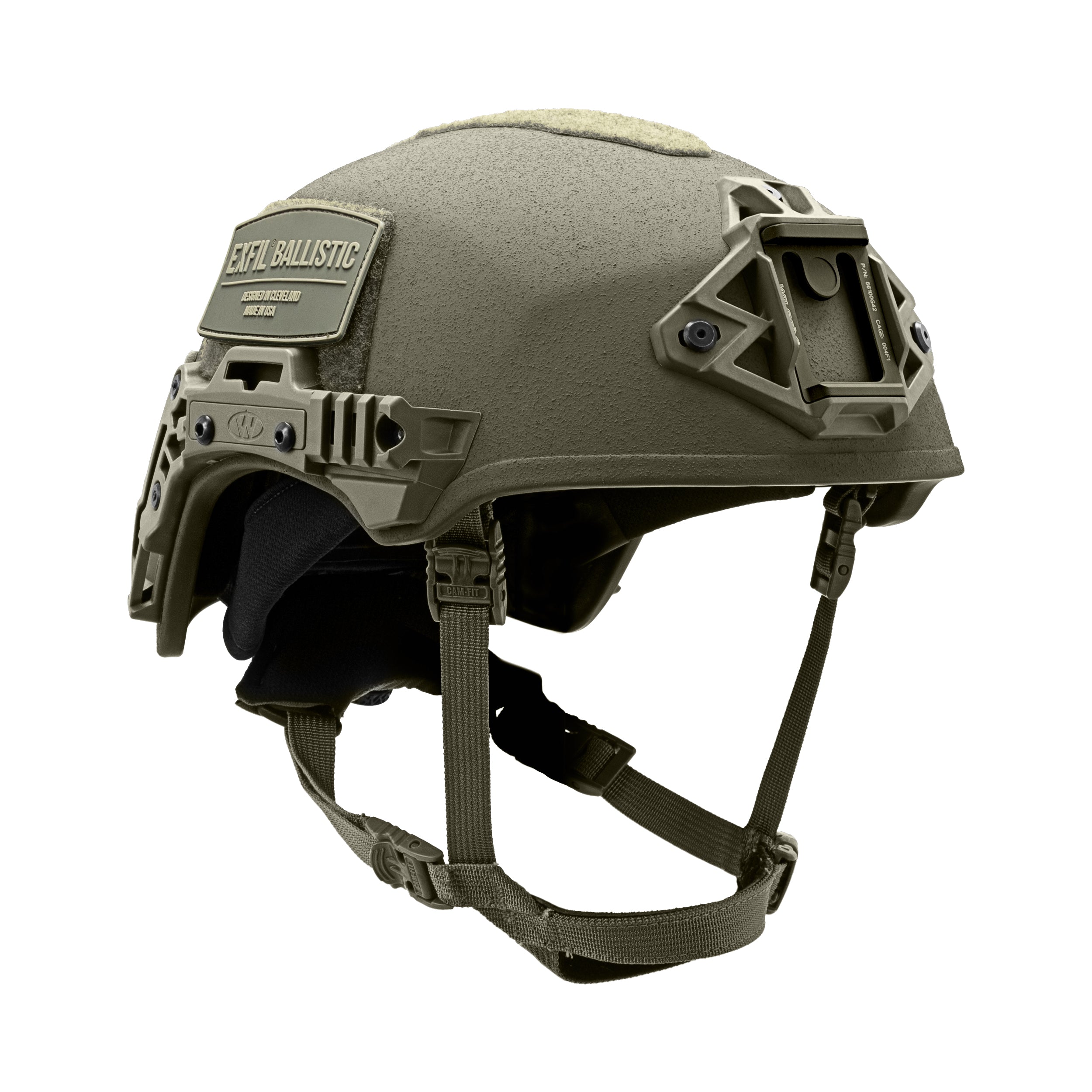 Team Wendy Exfil Ballistic Helmet - Tactical Hybrid Composite Shell with EXFIL Rail 3.0 System | Military & Law Enforcement Combat Helmet for Special Ops, SWAT & Outdoor Shooting