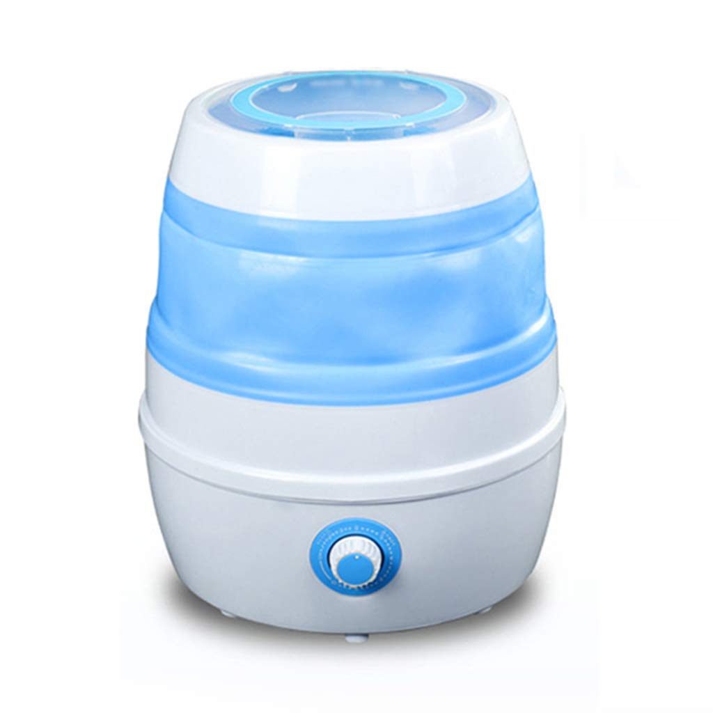 DLGF Portable Mini Folding Washing Machine - Compact Travel Washer for Underwear, Socks & Small Clothes - Automatic Bucket Design for Home, Camping & RV Trips - Space Saving Blue Laundry Solution for Apartments & Dorms