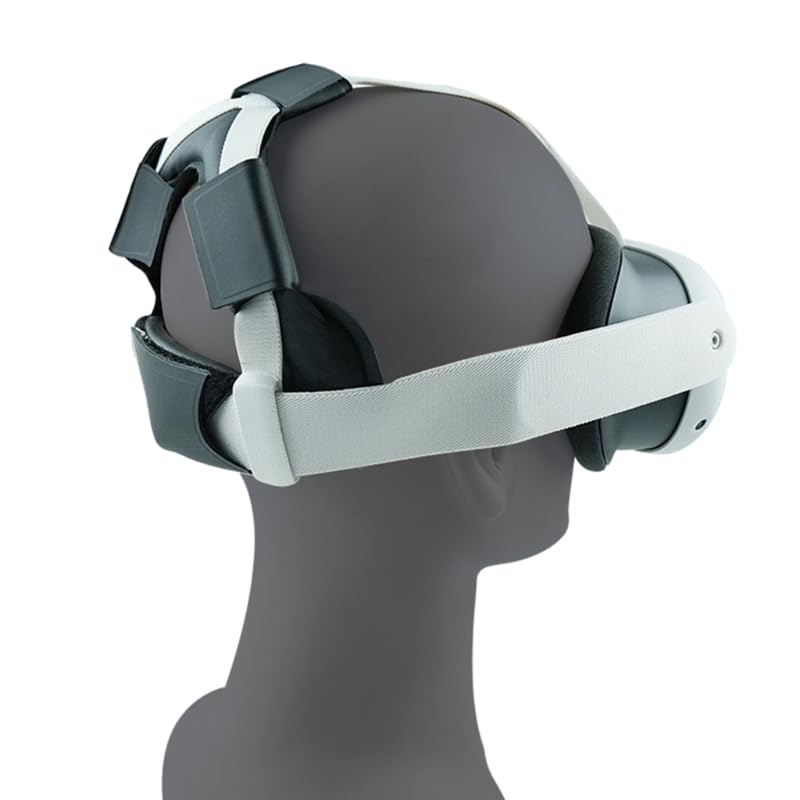 BeisDirect Ergonomic Head Strap Cushion for Meta Quest 3 VR Headset - Black, Comfortable Headband Pad with Enhanced Support & Ergonomic Design - Perfect for Gaming, VR Experiences & Extended Wear