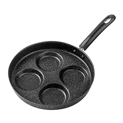**Non-Stick 4-Hole Omelet Pan for Eggs, Pancakes & Ham – Oil-Free, Smoke-Free Breakfast Grill Pan – Perfect for Quick & Healthy Morning Meals**