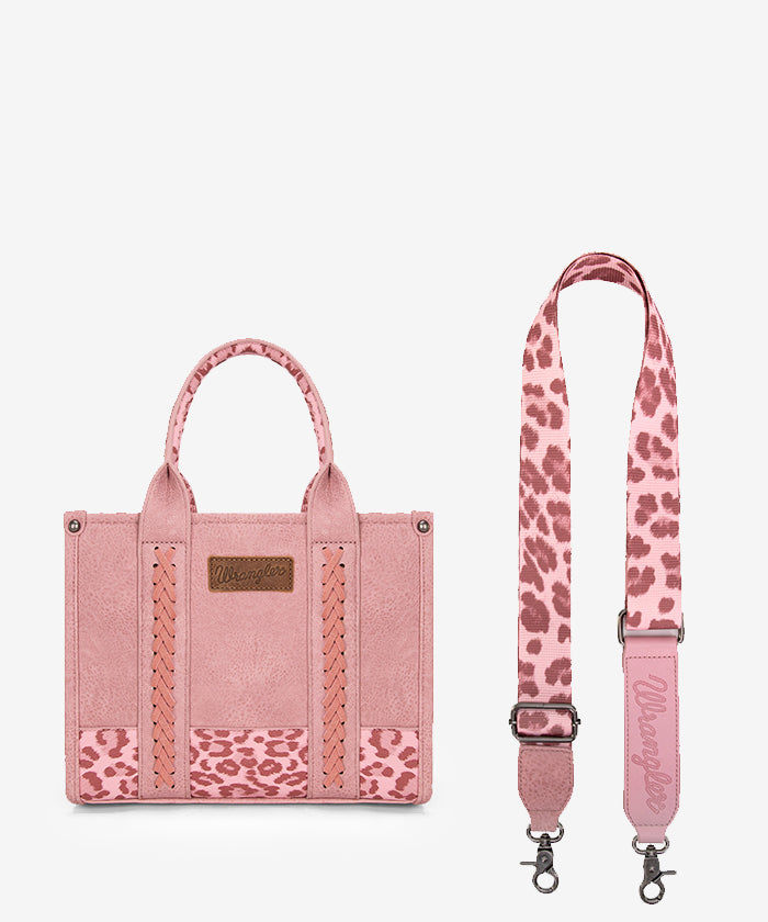 Wrangler Cow Print Crossbody Tote Bag for Women - Stylish Western Handbag for Everyday Use, Shopping & Travel