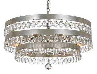 Sarahi Chandelier - Elegant Crystal Ceiling Light Fixture for Dining Room, Living Room & Bedroom | Modern Luxury Lighting for Home Decor & Interior Design