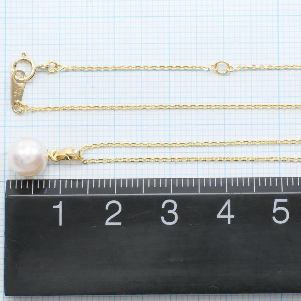 18K Yellow Gold Pearl Necklace for Women - Elegant Bridal Jewelry, Wedding Gift, Anniversary Present - Perfect for Formal Events & Special Occasions