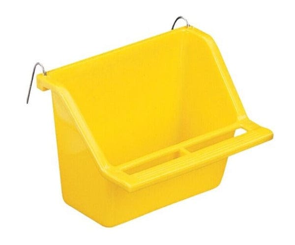 Living World Seed Cup with Perch for Birds - Perfect for Parakeets, Canaries & Finches - Ideal for Cage Feeding & Bird Enrichment