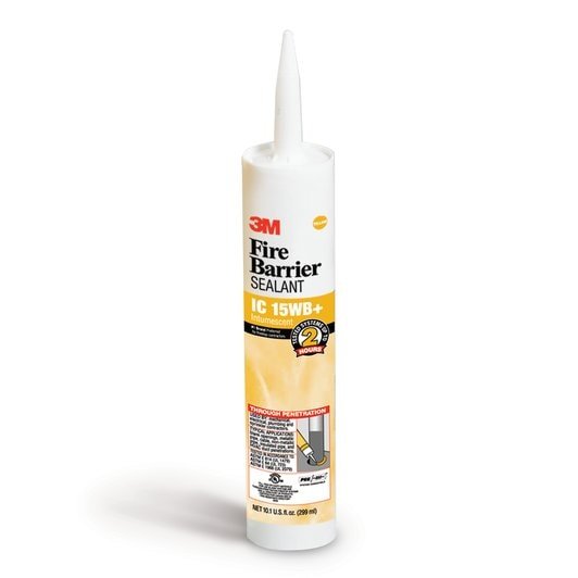 3M Fire Barrier Sealant IC 15WB+ - High Temperature Fireproof Sealant for Gaps & Joints - Ideal for HVAC, Electrical and Plumbing Fire Protection in Commercial Buildings