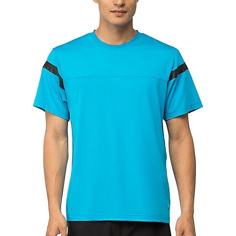 Fila Men's Platinum Colorblocked Crew Neck T-Shirt - Comfortable Casual Shirt for Workout, Gym, and Everyday Wear