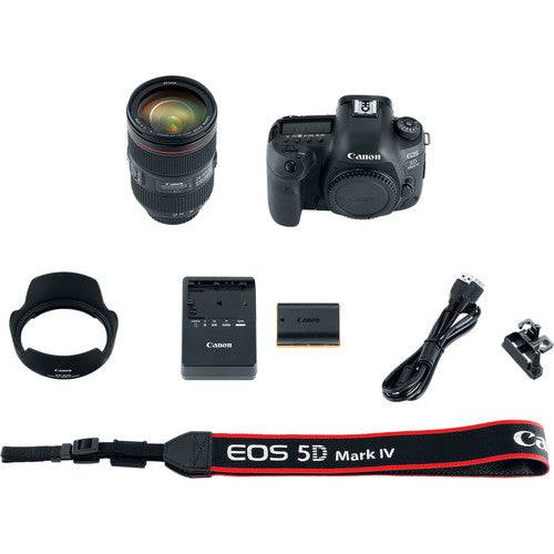 Canon EOS 5D Mark IV DSLR Camera with EF 24-105mm f/4L IS II USM Lens - Professional Full Frame Digital Camera for Photography, Videography & Travel (USA Version)