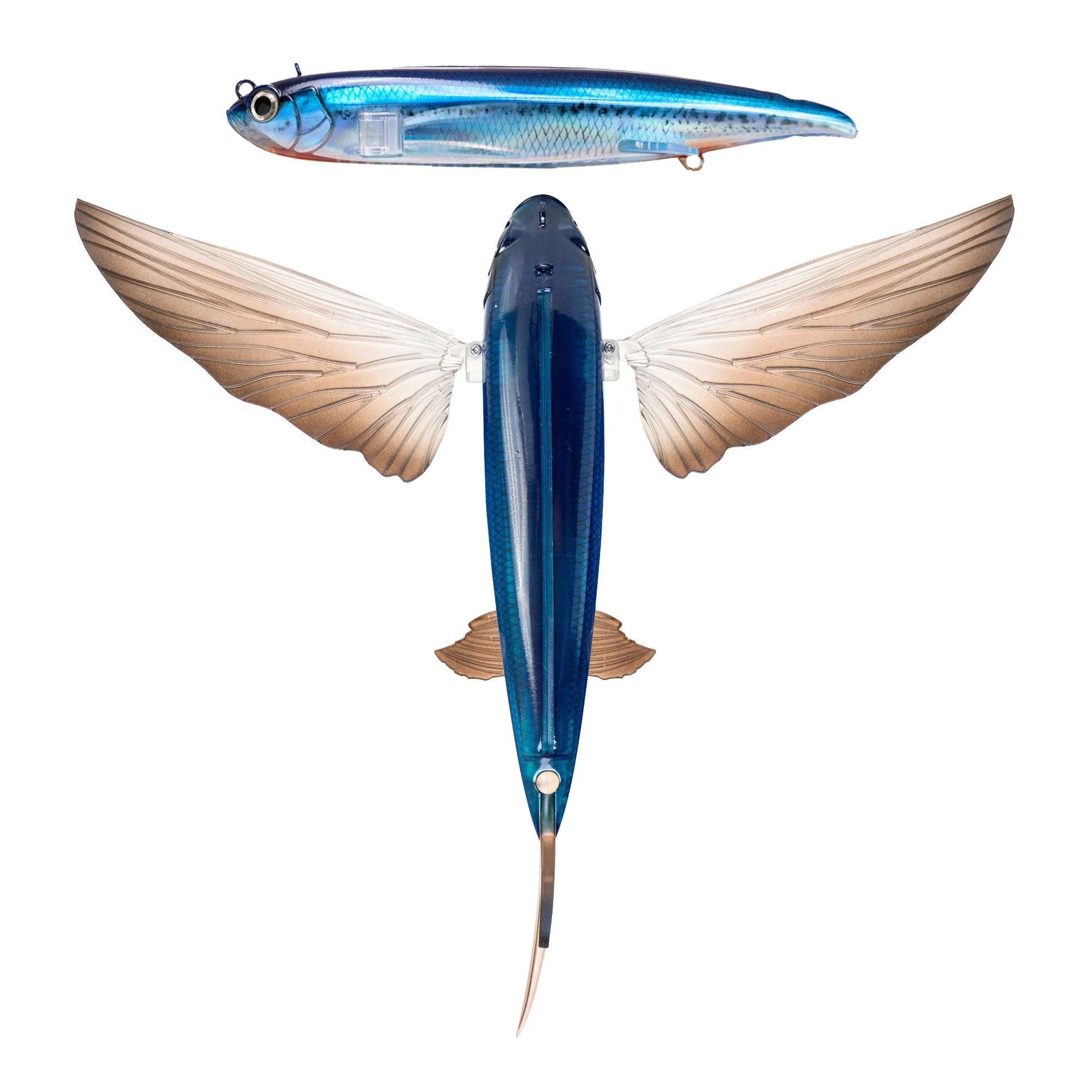 Nomad Design Slipstream Flying Fish Lures - Premium Saltwater Fishing Lures for Tuna, Mahi Mahi & Wahoo - Perfect for Offshore Trolling & Big Game Fishing