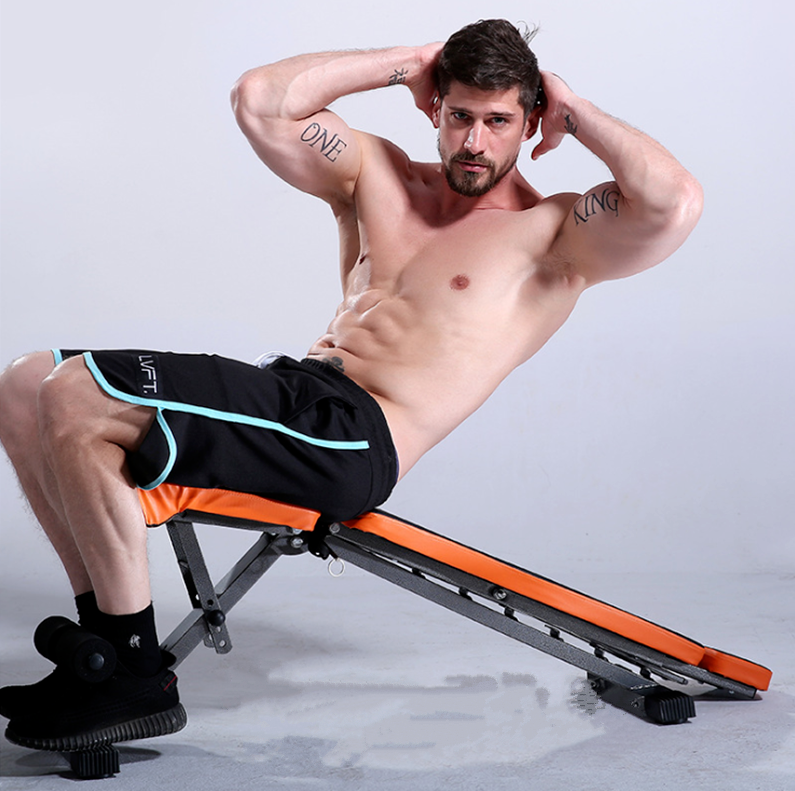 Foldable Adjustable Workout Bench for Home Gym - Dumbbell Exercise Bench with Incline/Decline - Perfect for Strength Training, Weight Lifting & Fitness Workouts
