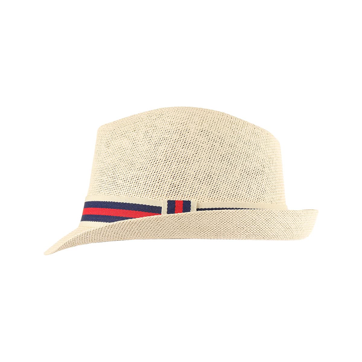 WESTEND Unisex Summer Wide Brim Fedora Hat for Men & Women - Lightweight Straw Panama Hat for Beach, Travel & Outdoor Activities