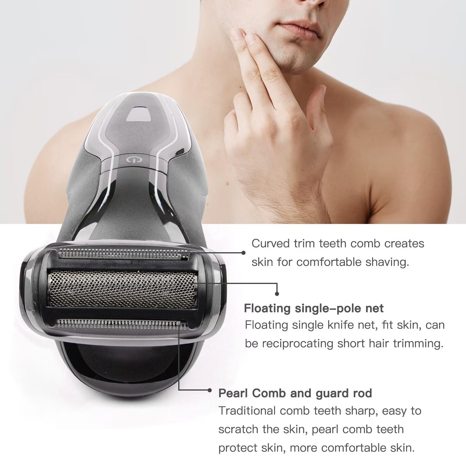 XSPANDER Replacement Shaver Shaving Unit for Philips QG3341 QG3342 QG3343 QG3344 QG3347 - Compatible with Philips Norelco Electric Razors - Perfect for Smooth, Comfortable Shaving at Home or Travel
