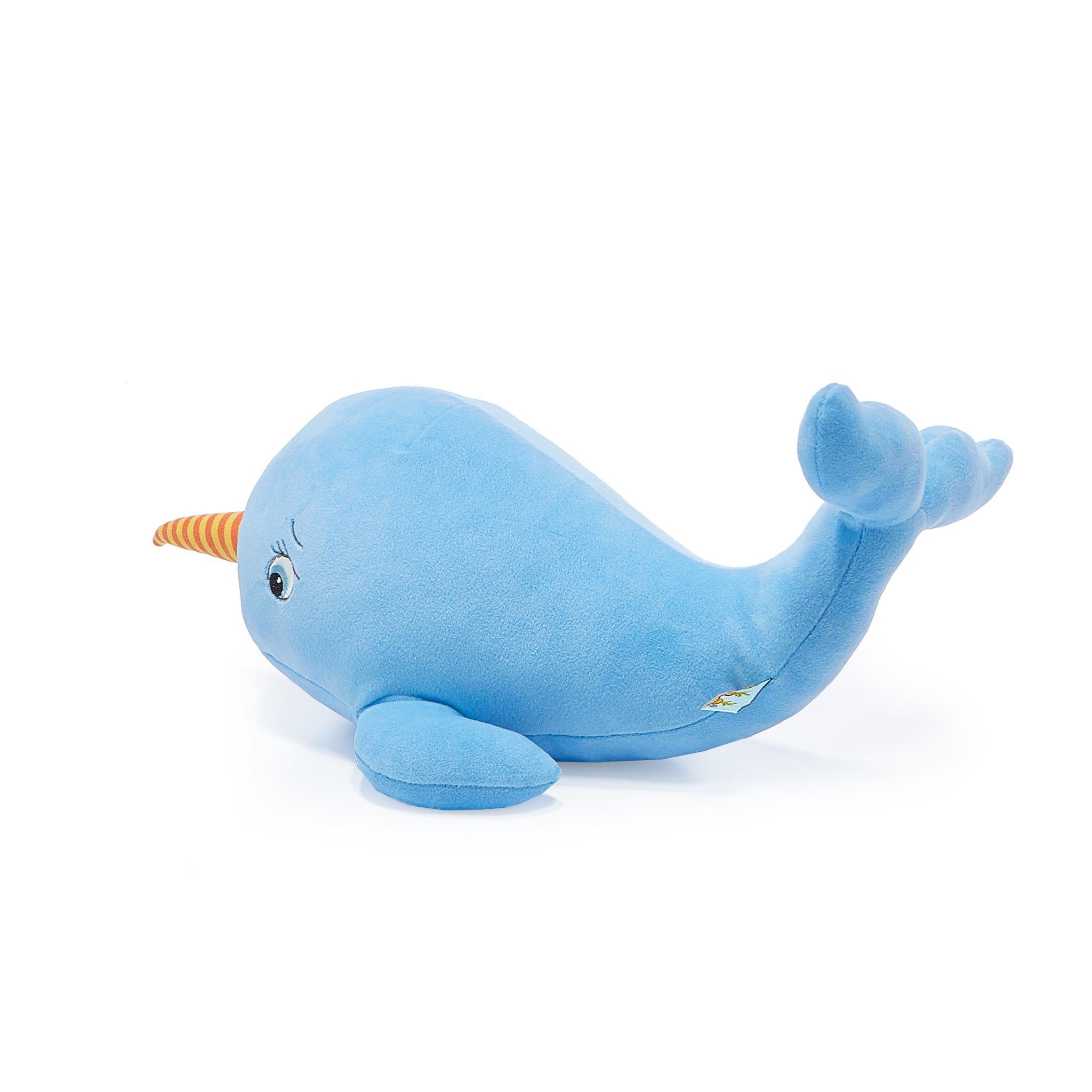 Adorable Wally Narwhal Stuffed Animal - Perfect for Kids' Bedrooms, Nursery Decor & Gift Giving