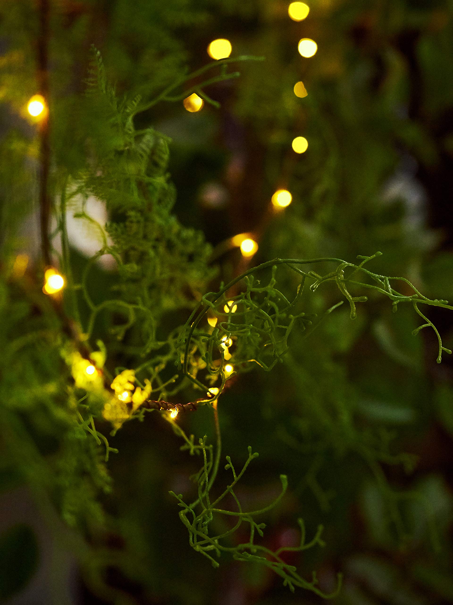 St. Patrick's Day Decorations - Battery Operated Green Fern Garland with LED Lights for Bedroom, Party & Home Decor | Perfect for Saint Patrick's Day Celebrations, Irish Themed Events & Festive Home Lighting
