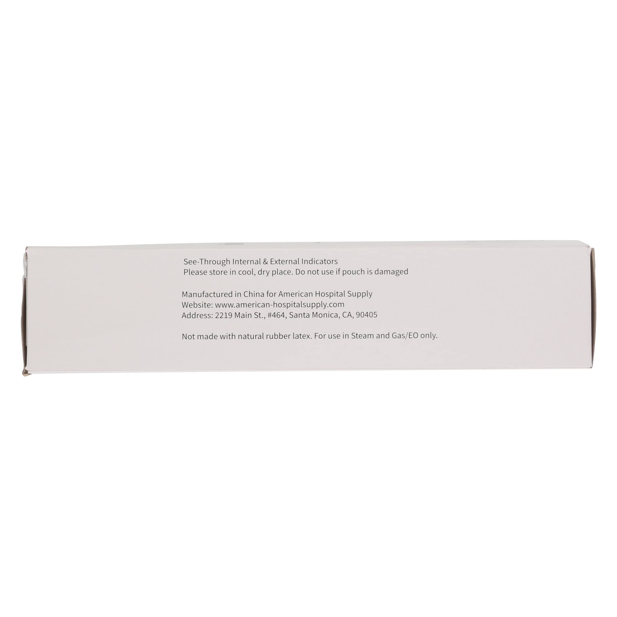 AHS American Hospital Supply Sterilization Pouches - Self Seal Autoclave Bags with Color Coded Indicators (3.5