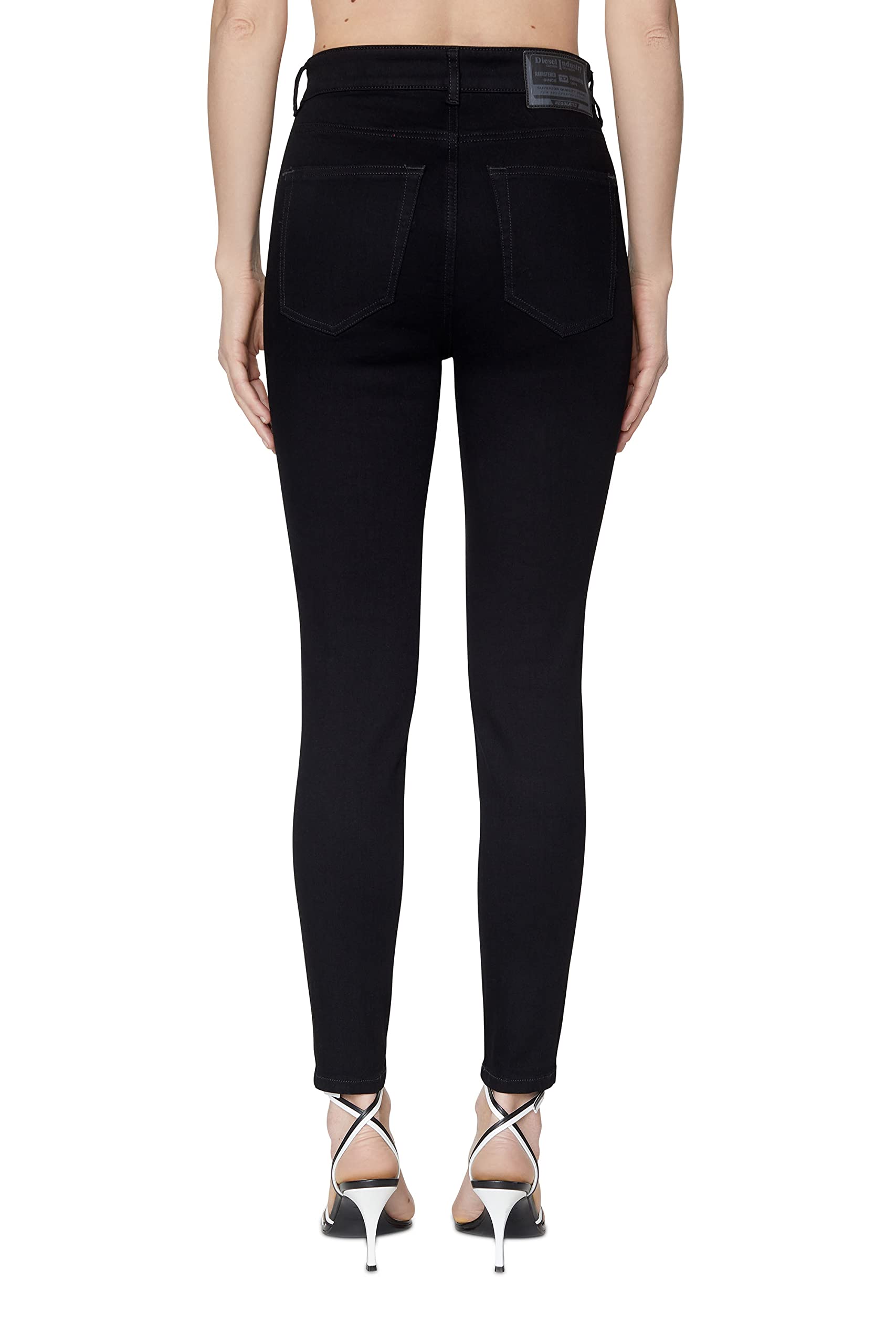 Diesel Women's High Waist Skinny Jeans - Stretch Denim Pants for Casual Wear & Night Out | Fashionable Comfort for Everyday Style