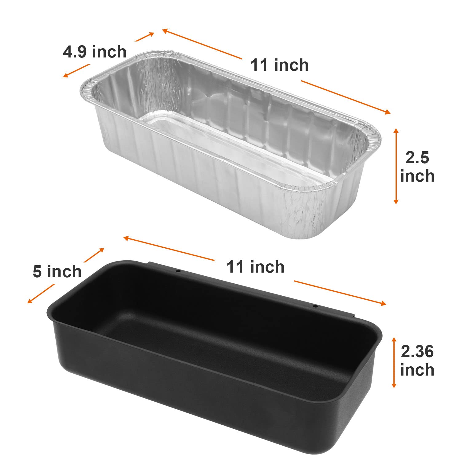 10-Pack Grease Catch Pan & Aluminum Drip Pans for Weber Summit Series Gas Grills - Compatible with Weber 70379 & 6417 - Perfect for Outdoor BBQ, Backyard Cooking & Grill Maintenance