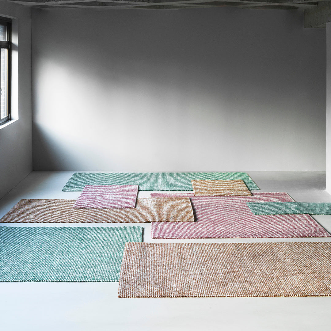 Yuchen Wu Flick Rug by Normann Copenhagen - Modern Handwoven Wool Area Rug for Living Room, Bedroom & Office Decor