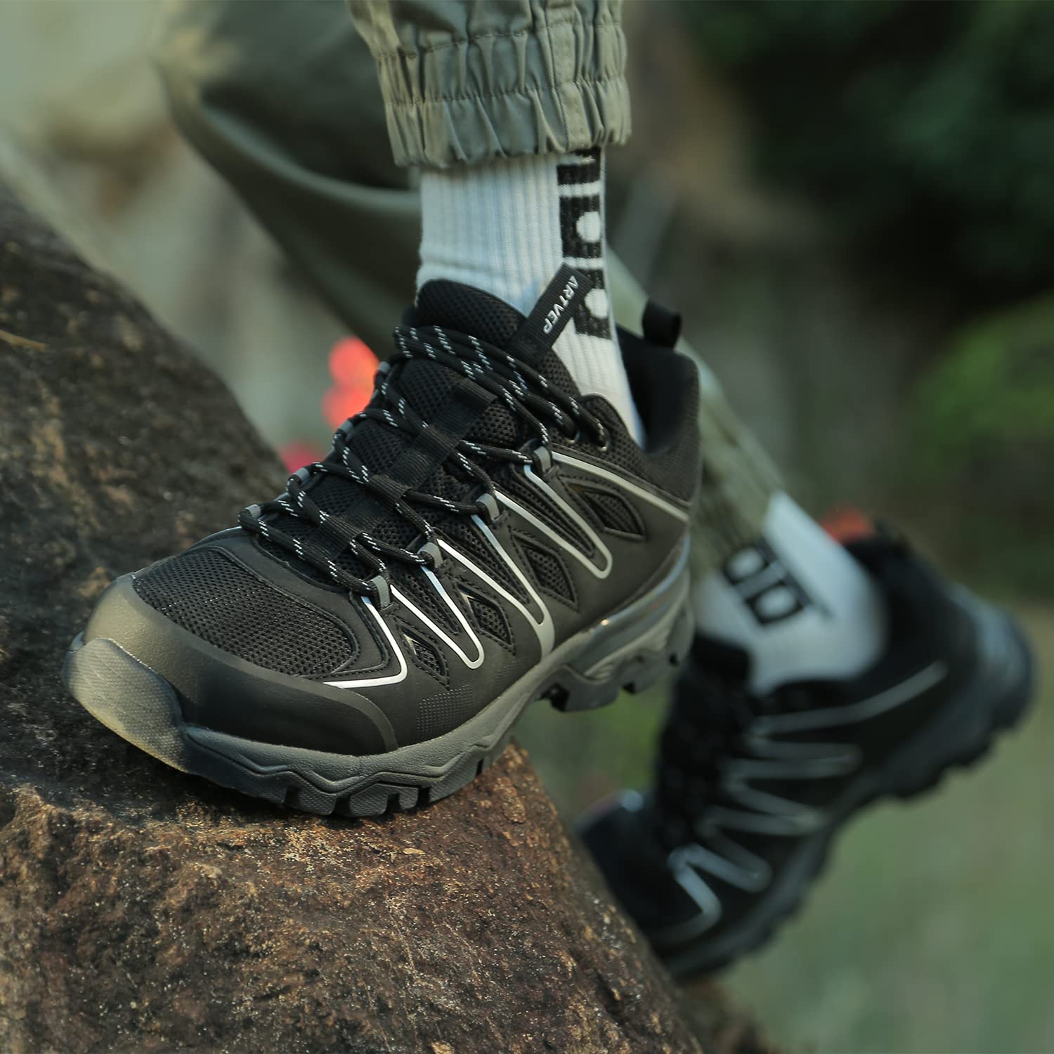 **Men's & Women's Waterproof Hiking Shoes - Breathable Trekking & Outdoor Work Shoes for Jungle & Mountain Climbing - Perfect for Camping, Backpacking & Trail Adventures**