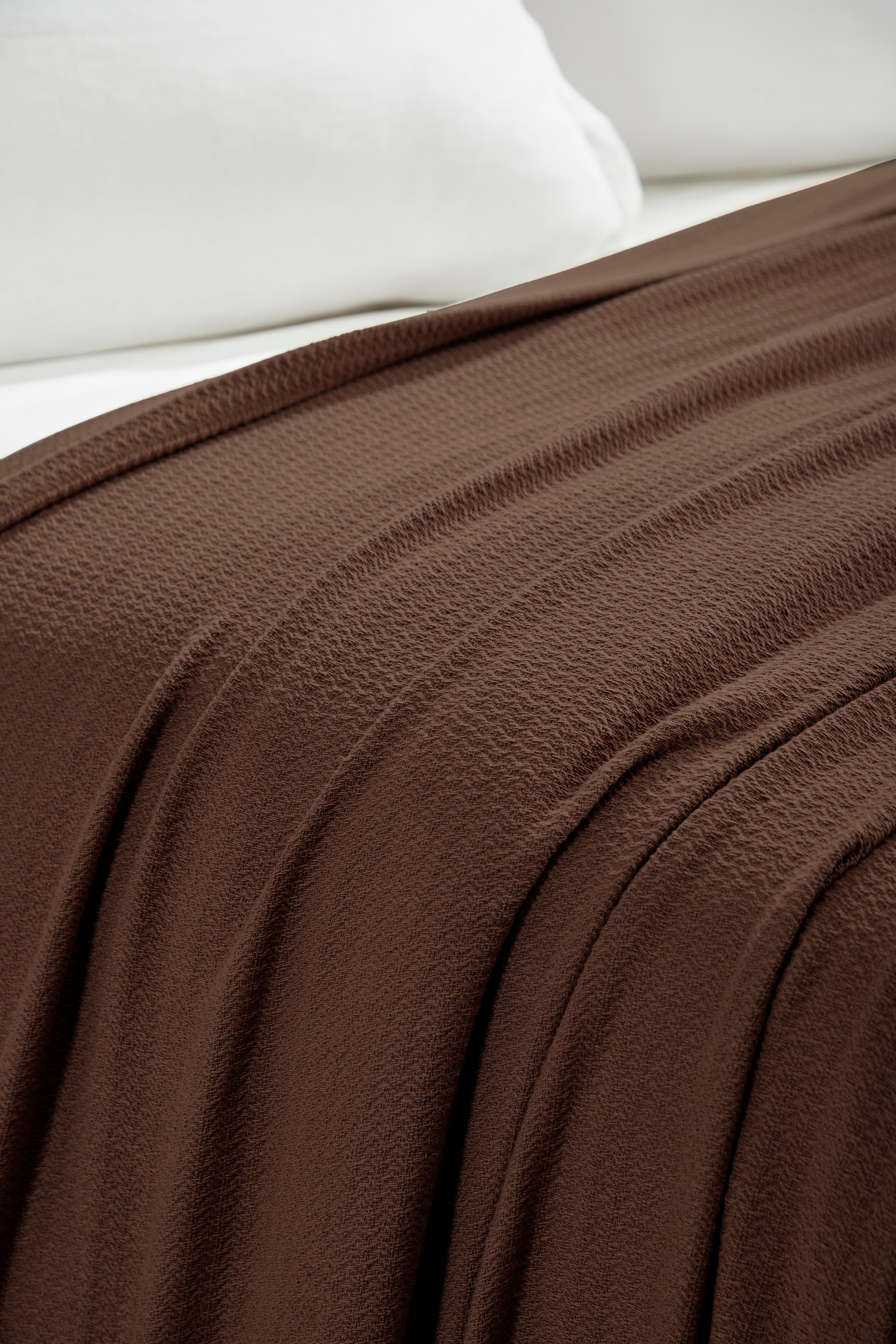 Premium Textured Cotton Waffle Weave Blanket - Soft & Breathable Throw for Bed, Sofa & Couch - Cozy Home Decor Gift for All Seasons