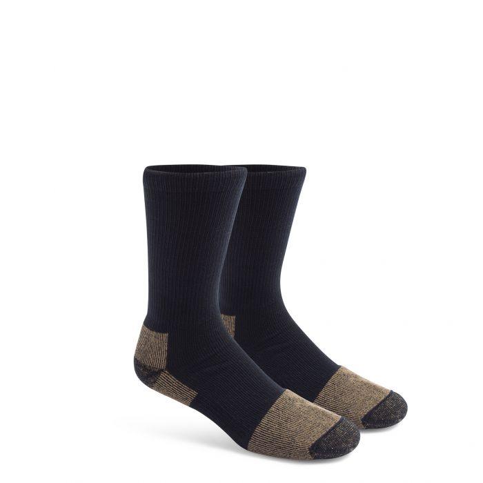Steel Toe Socks for Men & Women - Black Work Socks with Reinforced Toe Protection - Perfect for Construction, Hiking & Safety Work Boots