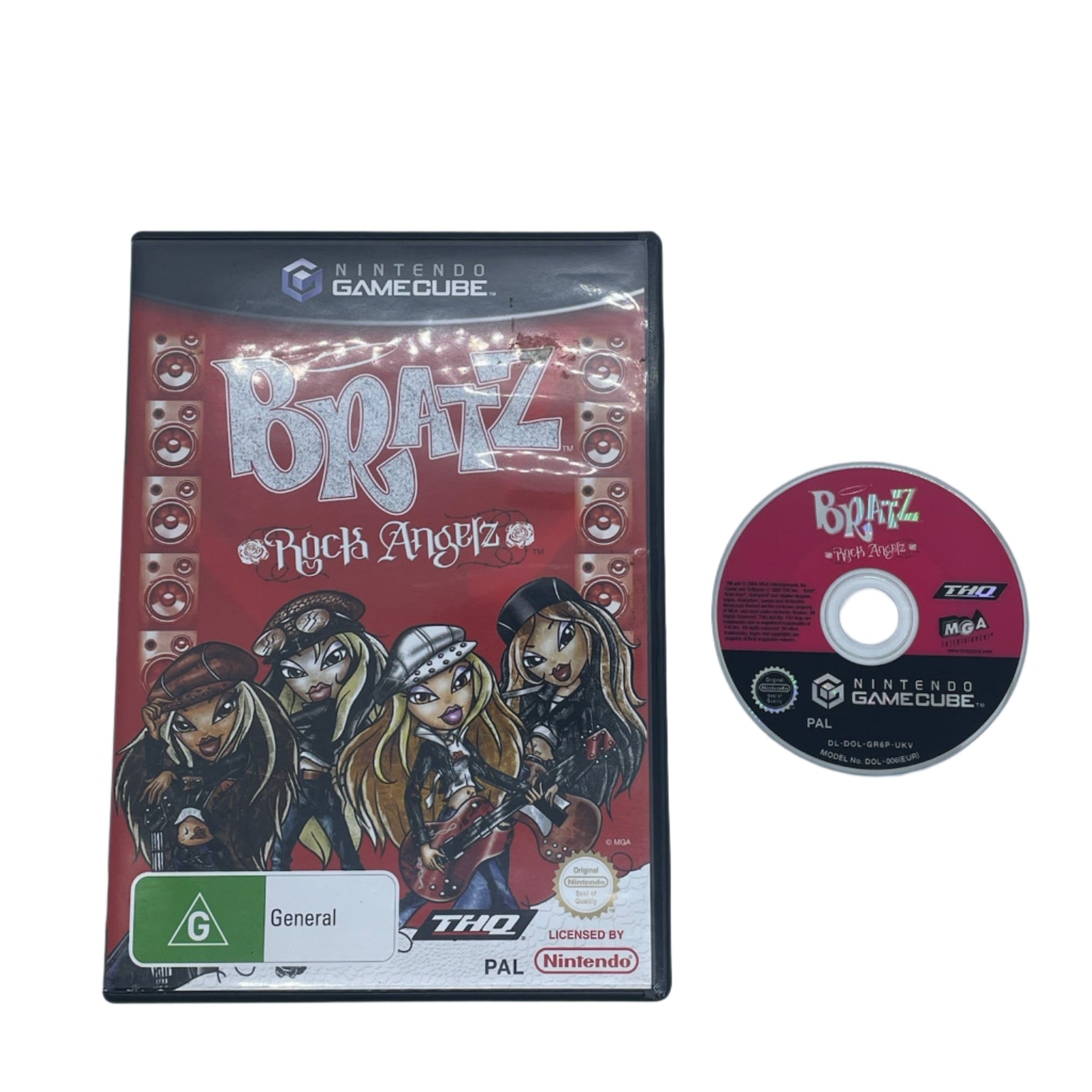 Bratz Rock Angelz Nintendo GameCube Game - PAL Version | Retro Gaming for Kids & Collectors | Perfect for Family Fun & Nostalgic Play