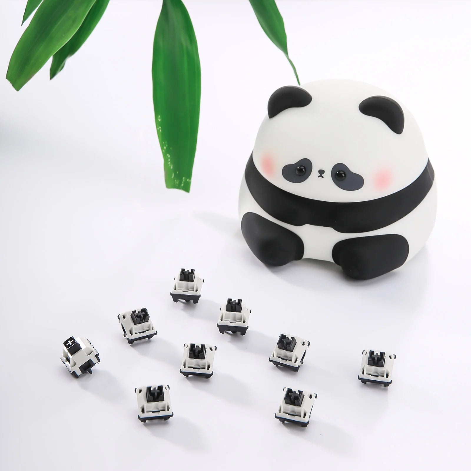 YUNZII Panda Switch - Mechanical Keyboard Switches for Gaming & Typing | Smooth Linear Feel | Compatible with DIY Keyboards | Perfect for Gamers, Programmers & Office Work