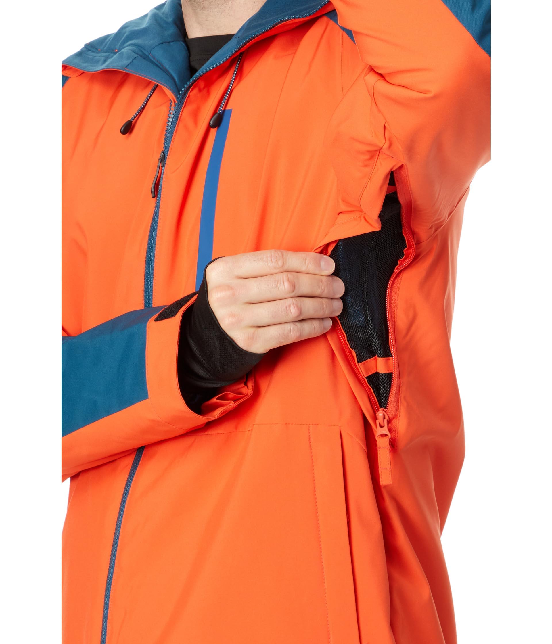 Quiksilver Men's Mission Block Jacket - Waterproof Windbreaker for Outdoor Activities, Hiking, Camping & Travel