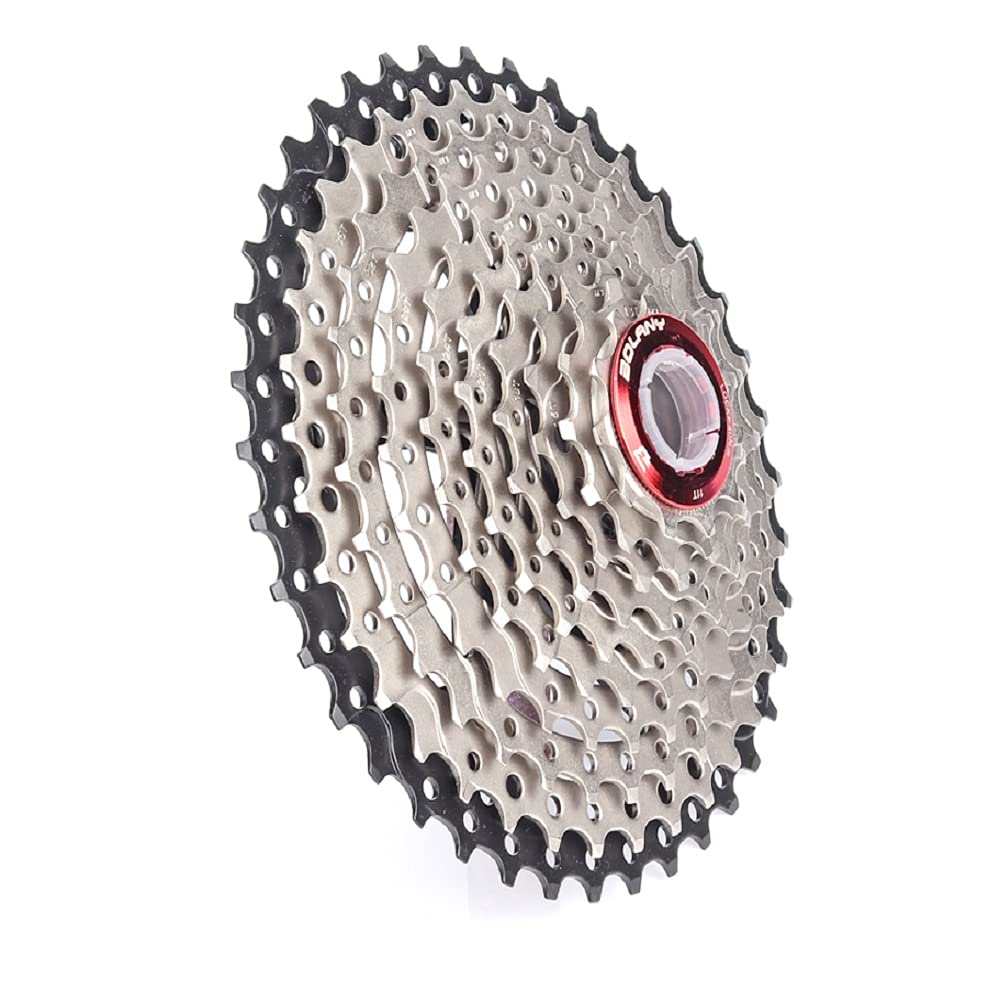 BOLANY 10-Speed Bike Cassette - Compatible with Mountain & Road Bikes | Smooth Shifting for Trail Riding & Commuting
