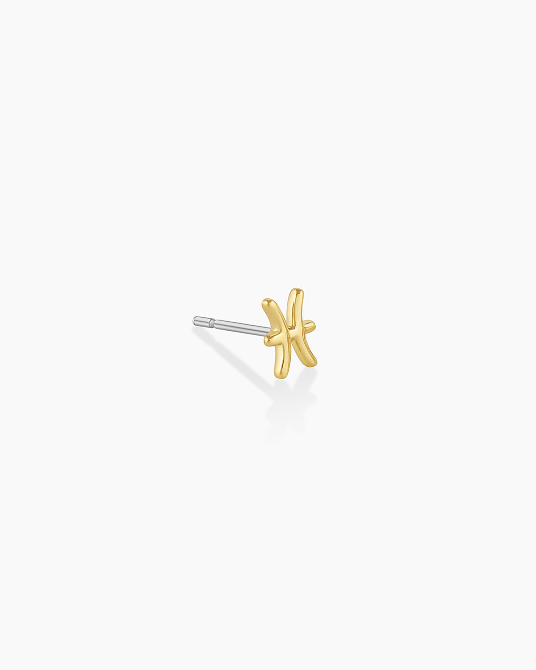 Zodiac Single Stud Earrings - Gold Plated Zodiac Sign Jewelry for Women - Perfect for Daily Wear, Gifts & Special Occasions