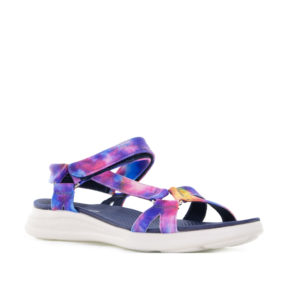 CC Resorts Floss Navy Rainbow Print - Comfortable & Stylish Dental Floss for Travel, Home & Office Use