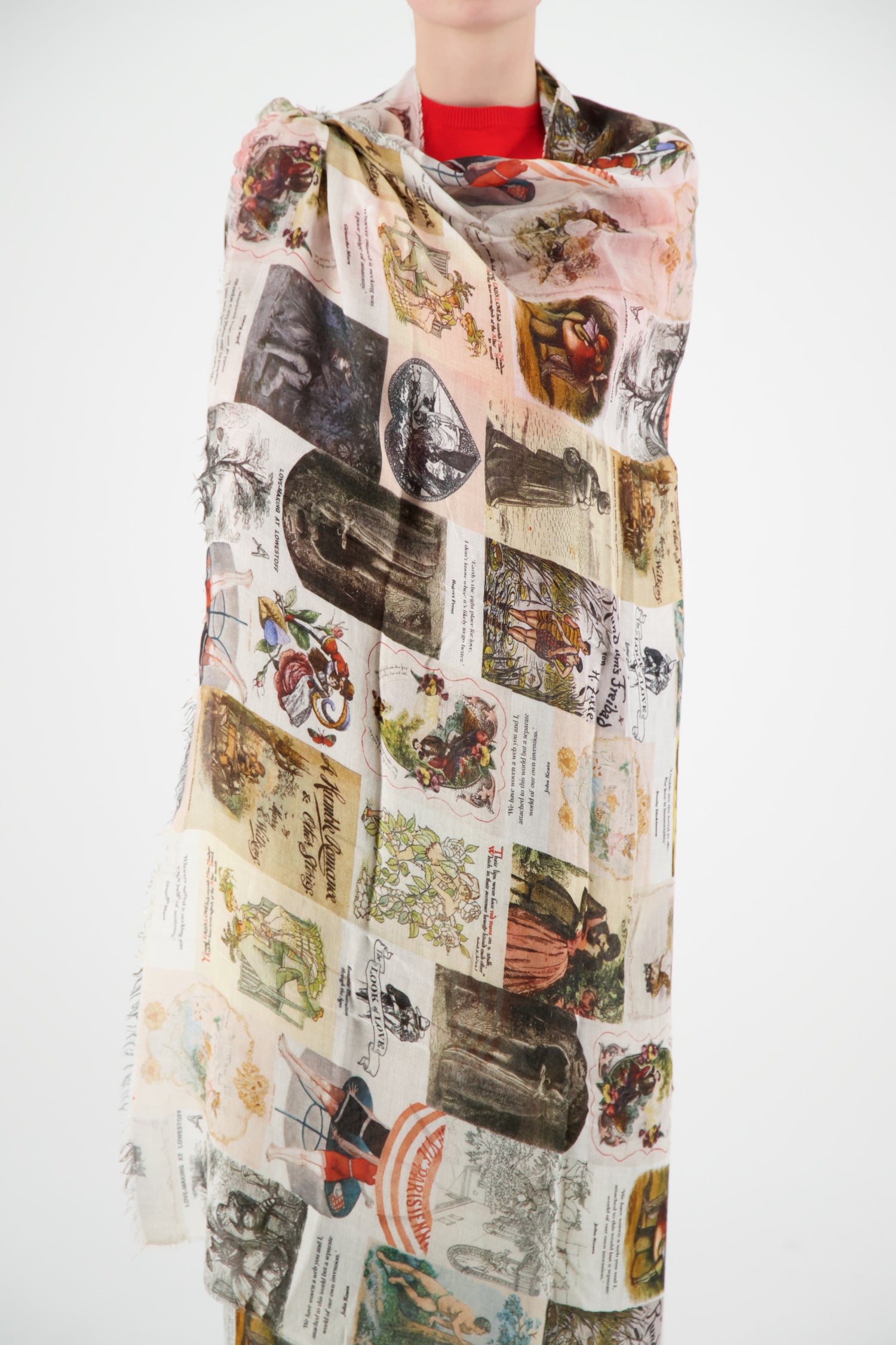 Faliero Sarti Yesterday Multicolor Scarf - Lightweight Fashion Accessory for Women | Perfect for Travel, Office & Everyday Wear