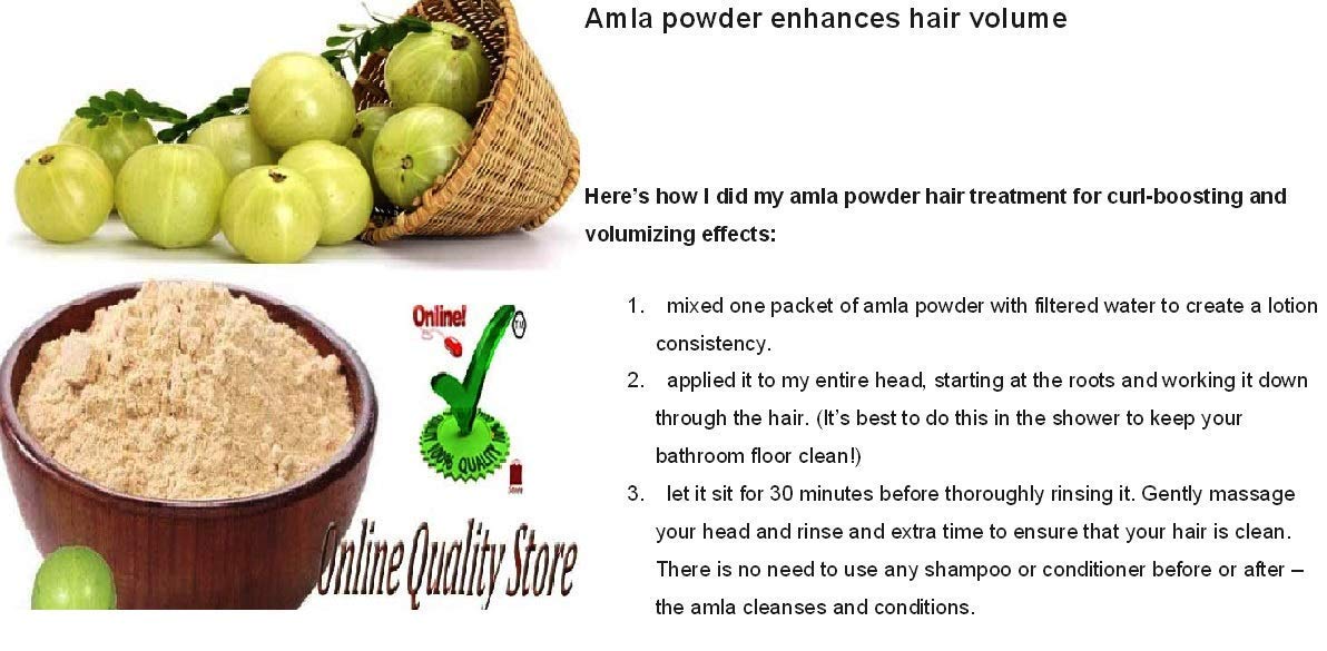 Premium Organic Amla Powder for Hair Growth (600g) - Natural Ayurvedic Treatment for Stronger, Healthier Hair | Perfect for DIY Hair Masks, Oils & Scalp Treatments
